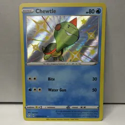 Pokemon Chewtle SV028/SV122 Shining Fates Shiny Vault Holo Rare Basic English - Image 1