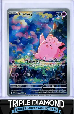 2026 Pokemon Perfect Order #094/088 Clefairy Illustration Rare FA Y883 - Image 1