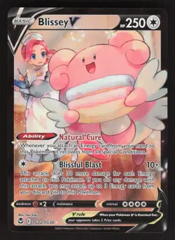Blissey V TG22/TG30 Pokemon TCG Silver Tempest Trainer Gallery NM - Image 1