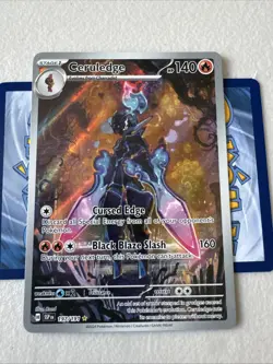 Pokemon Ceruledge 197/191 SV08: Surging Sparks Illustration Rare Holo 140 HP - Image 1