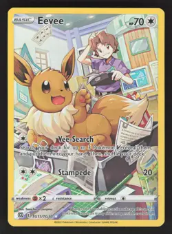 Eevee TG11/TG30 Pokemon TCG Brilliant Stars Trainer Gallery NM - Image 1