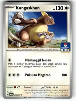 Pokemon Indonesian Scarlet & Violet GYM Kartu Promo Kangaskhan 277/SV-P - Image 1