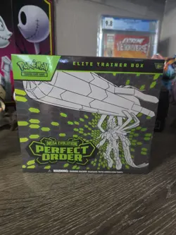 Pokemon TCG Mega Evolution PERFECT ORDER ETB Elite Trainer Box FACTORY SEALED - Image 1