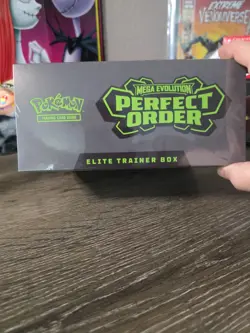 Pokemon TCG Mega Evolution PERFECT ORDER ETB Elite Trainer Box FACTORY SEALED - Image 2