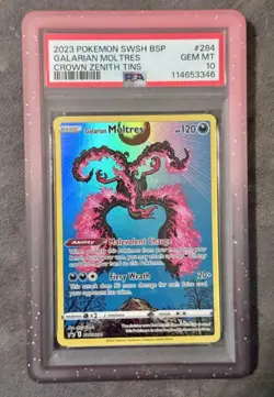 2023 Pokemon SWSH Promo SWSH284 Galarian Moltres Holo PSA 10 - Image 1