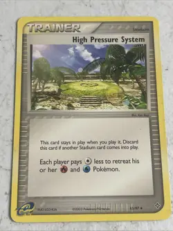 HIGH PRESSURE SYSTEM TRAINER EX DRAGON POKEMON CARD 85/97 - Image 1