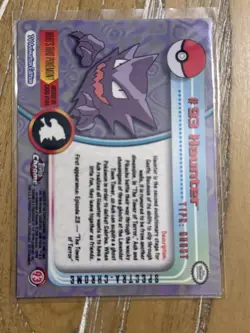 2000 Pokemon Topps Chrome Haunter SPECTRA! - Image 2
