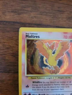 Pokemon TCG Moltres 12/62 Holo Unlimited Rare Fossil Set - LP - Image 5