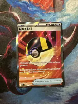 Pokemon Ultra Ball Full Art Holo Ultra Rare Trainer ASC 264/217 - Image 1