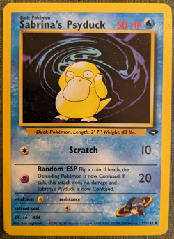 Pokemon Sabrina's Psyduck 99/132 Gym Challenge MP - Image 1