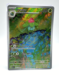 Pokemon Illustration Rare Ivysaur 167/165 - Scarlet & Violet 151 - NM / M Clean - Image 1