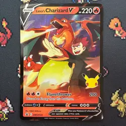 Lance's Charizard V SWSH133 Sword & Shield Promo NM Mint Pokemon TCG - Image 1