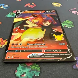 Lance's Charizard V SWSH133 Sword & Shield Promo NM Mint Pokemon TCG - Image 3