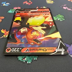 Lance's Charizard V SWSH133 Sword & Shield Promo NM Mint Pokemon TCG - Image 4