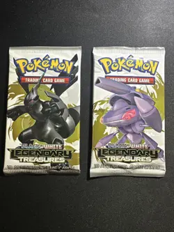 Two Pokemon Black and White Legendary Treasures Booster Packs (2 packs) - Image 1