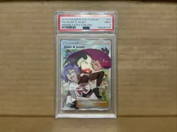 2019 Pokemon Sun and Moon Hidden Fates Italian Jessie James UR FULL ART Psa 9 - Image 1