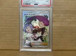 2019 Pokemon Sun and Moon Hidden Fates Italian Jessie James UR FULL ART Psa 9 - Image 2