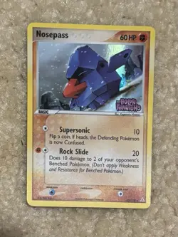 Pokemon TCG Nosepass EX Holon Phantoms 25/110 Reverse Holo Stamped (LIGHT PLAY) - Image 1