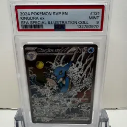 2024 POKEMON SVP EN-SV BLACK STAR PROMO #131 KINGDRA EX - PSA 9 MINT - Image 1