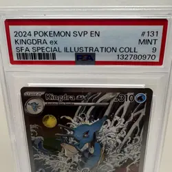 2024 POKEMON SVP EN-SV BLACK STAR PROMO #131 KINGDRA EX - PSA 9 MINT - Image 2