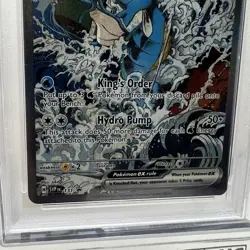2024 POKEMON SVP EN-SV BLACK STAR PROMO #131 KINGDRA EX - PSA 9 MINT - Image 3