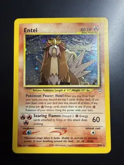 Pokemon Entei 06/64 Neo Revelation Holo Rare Basic 80 HP 2000 - Image 1