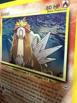 Pokemon Entei 06/64 Neo Revelation Holo Rare Basic 80 HP 2000 - Image 2