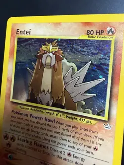Pokemon Entei 06/64 Neo Revelation Holo Rare Basic 80 HP 2000 - Image 3