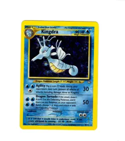 Pokemon Kingdra Neo Genesis Holo Rare 8/111 90 HP Unlimited 2000 English HP - Image 1
