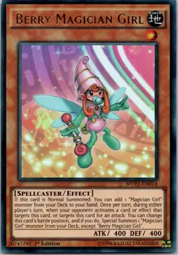 Yugioh Berry Magician Girl MVP1-EN014 1st Edition Ultra Rare NM - Image 1