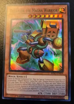 Tellusion The Magna Warrior BPRO-EN004 1st Ed Super Rare Burst Protocol Yu-Gi-Oh - Image 1