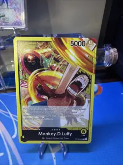 One Piece TCG Monkey.D.Luffy OP15-098 Leader English 5000 Power - Image 1