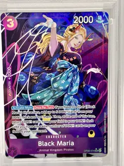 2024 ONE PIECE OP08-TWO LEGENDS #074 BLACK MARIA OP08-ALTERNATE ART PSA 10 - Image 2