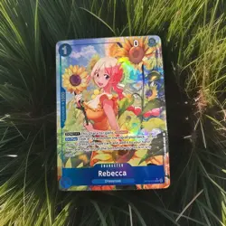 Rebecca OP15-053 SR Alt Art Parallel English One Piece TCG Adventure Kami Island - Image 1