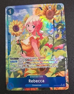 Rebecca OP15-053 SR Alt Art Parallel English One Piece TCG Adventure Kami Island - Image 2