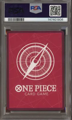 2022 One Piece OP01 EN Alternate Art Errata #003 Monkey D Luffy PSA 9 MINT - Image 2