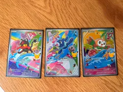 ✅✅Pokemon TCG First Partner Illustration Collection Promos 43-45 Gen 7 ✅✅ - Image 1