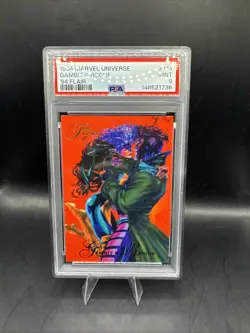 1994 Marvel Universe ‘94 Flair Gambit & Rogue PSA 9 MINT💎🔥 - Image 1