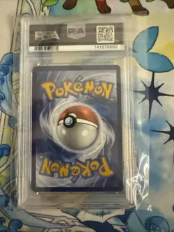 Oshawott Illustration Rare Water Holo SV White Flare #105/086 Pokemon TCG Psa 9 - Image 2