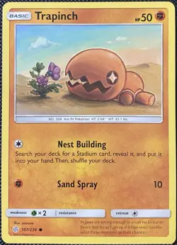 Trapinch 107/236 Sm-Cosmic Eclipse Regular - Pokemon Card - Image 1