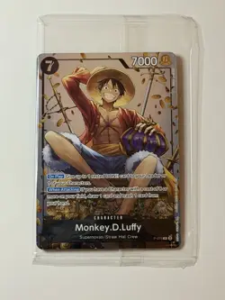 Monkey D. Luffy (Tin Pack Set Vol 2) P-075 One Piece Promotion Cards Foil SEALED - Image 1