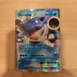 Pokemon Blastoise EX 21/108 Evolutions Ultra Rare Holo Basic Mint TCG Card - Image 1