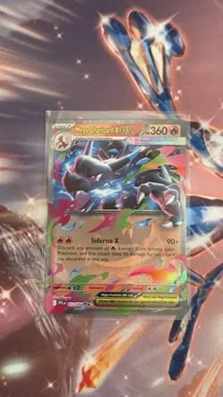 Pokemon Mega-Charizard-EX Holo Rare TCG Card 13/94 NM Condition - Image 1