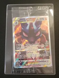 Pokemon TCG Lucario VSTAR SWSH291 Sword & Shield: Crown Zenith Promo Full Art M - Image 1