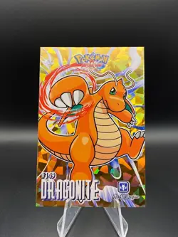 Dragonite Gold Cracked Ice Holo Pokemon Attacks Card Database - Image 1