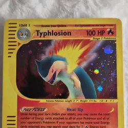 Pokemon Expedition Typhlosion Holo Card 28/165 2002 English Vintage - Image 5
