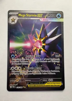 Pokemon Mega Starmie EX Perfect Order Rare Card 118/088 330 HP - Image 1