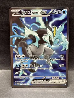 Pokemon TCG Black Kyurem EX Ultra Rare Card #218/191 Surging Sparks NM Card - Image 1