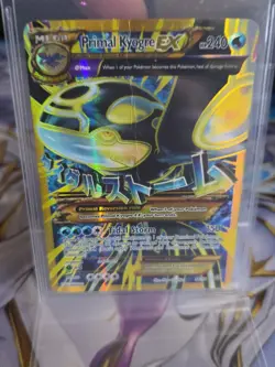 Primal Kyogre EX Shiny Full Art Holo Ultra Rare Card 96/98 XY-Ancient Origins - Image 1