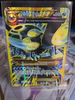 Primal Kyogre EX Shiny Full Art Holo Ultra Rare Card 96/98 XY-Ancient Origins - Image 2